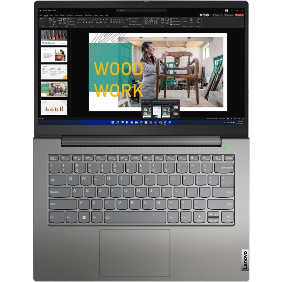 Lenovo ThinkBook 14 G4 IAP 21DH000RUS 14" Notebook - Full HD - 1920 x 1080 - Intel Core i5 12th Gen i5-1235U Deca-core (10 Core) 1.30 GHz - 8 GB Total RAM - 8 GB On-board Memory - 256 GB SSD - Mineral Gray 21DH000RUS