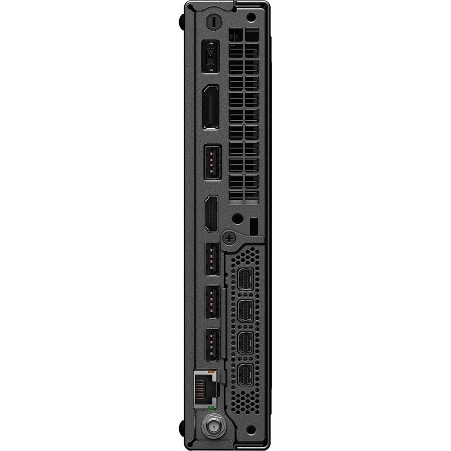 Lenovo ThinkStation P360 30FA001AUS Workstation - 1 x Intel Core i7 Dodeca-core (12 Core) i7-12700 12th Gen 2.10 GHz - 32 GB DDR5 SDRAM RAM - 1 TB SSD - Tiny - Black 30FA001AUS