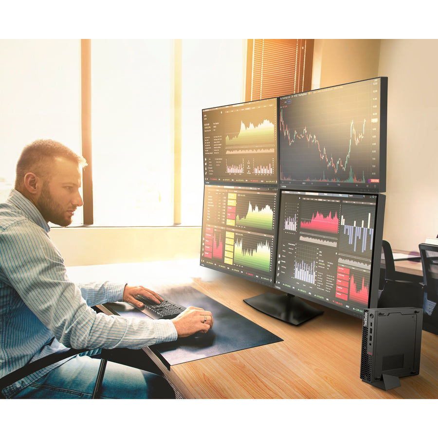 Lenovo ThinkStation P360 30FA001AUS Workstation - 1 x Intel Core i7 Dodeca-core (12 Core) i7-12700 12th Gen 2.10 GHz - 32 GB DDR5 SDRAM RAM - 1 TB SSD - Tiny - Black 30FA001AUS