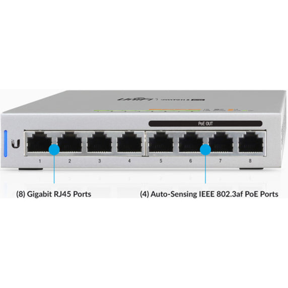 Ubiquiti UniFi US-8-60W Ethernet Switch US-8-60W-5