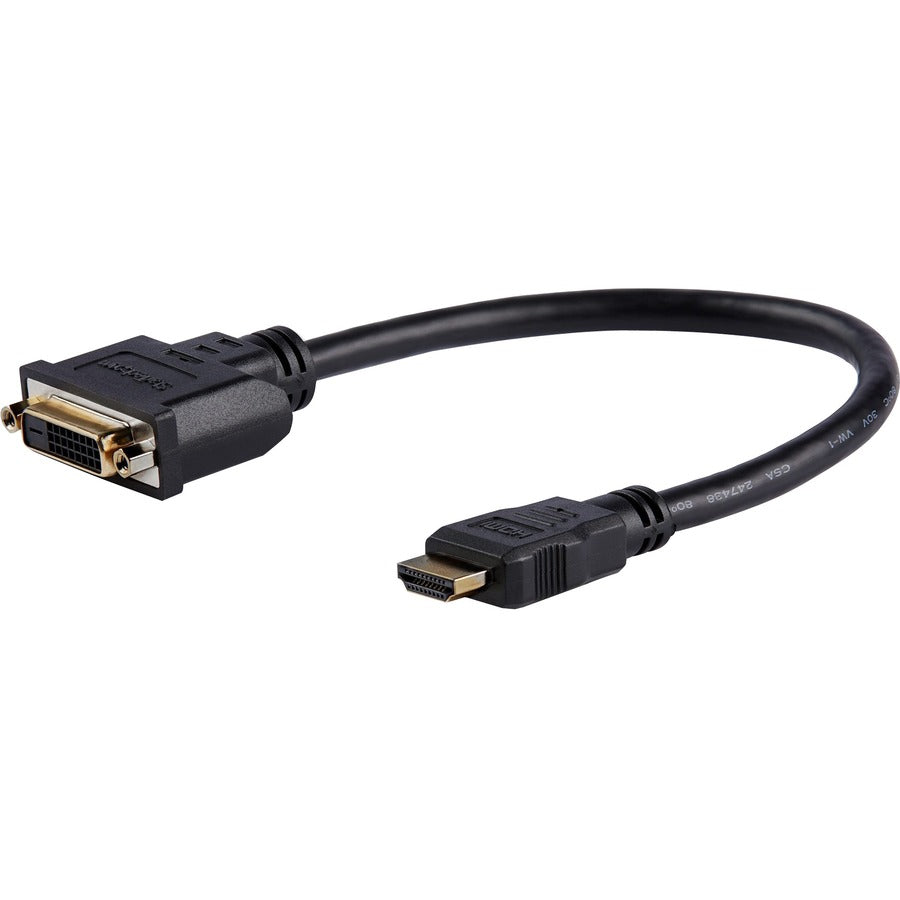 StarTech.com 8in HDMI�® to DVI-D Video Cable Adapter - HDMI Male to DVI Female HDDVIMF8IN