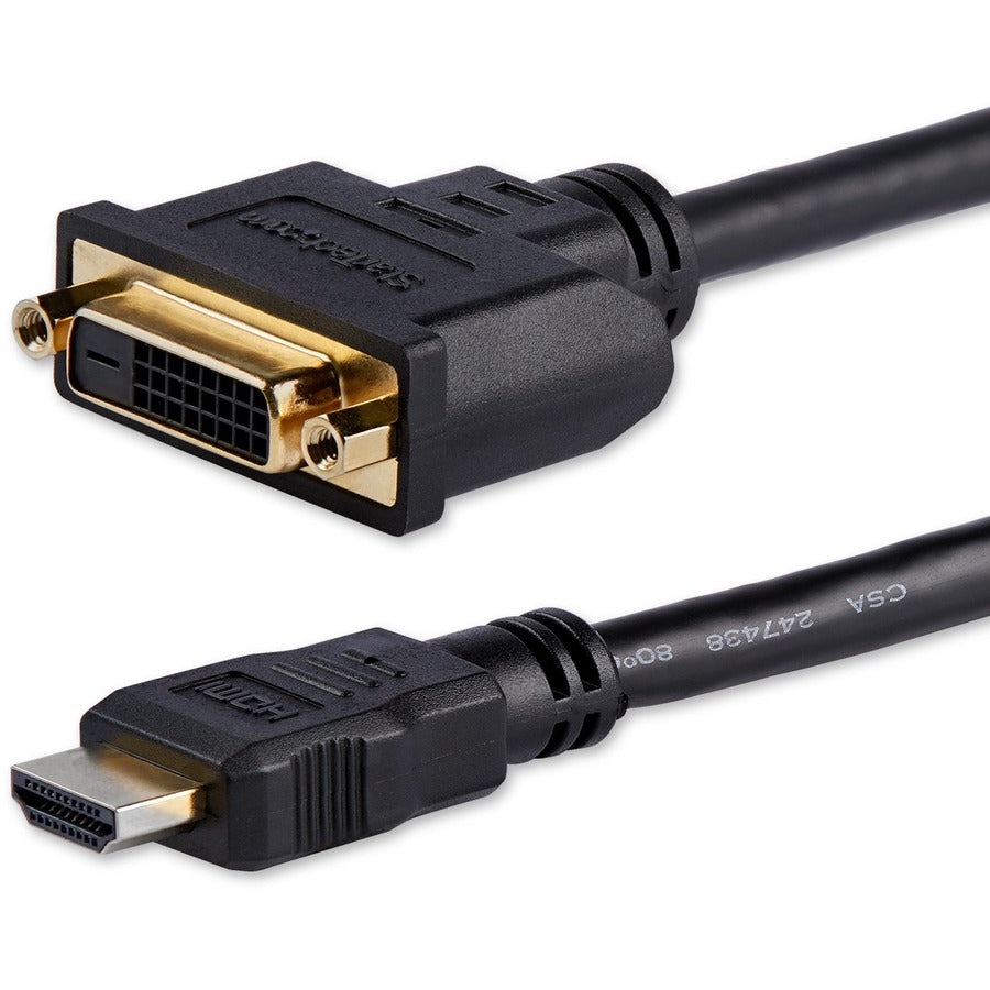 StarTech.com 8in HDMI�® to DVI-D Video Cable Adapter - HDMI Male to DVI Female HDDVIMF8IN