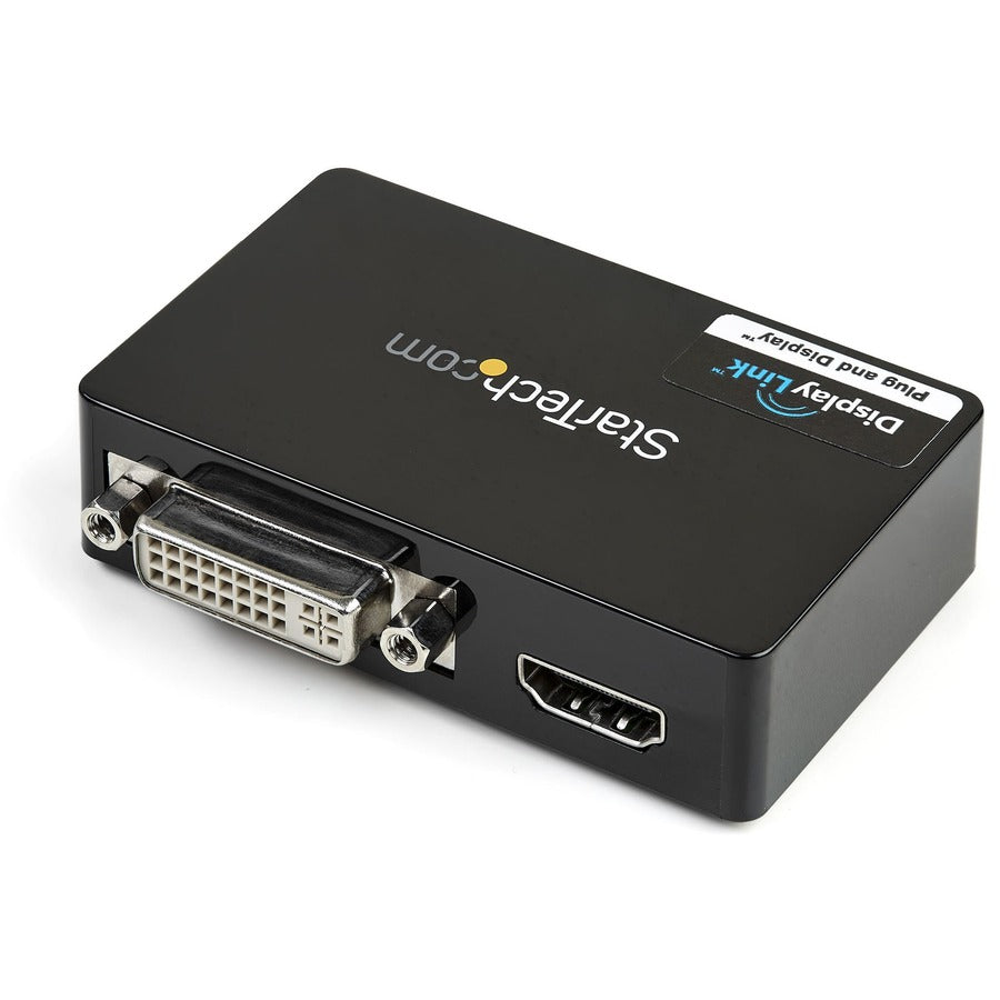 StarTech.com USB 3.0 to HDMI�® and DVI Dual Monitor External Video Card Adapter USB32HDDVII