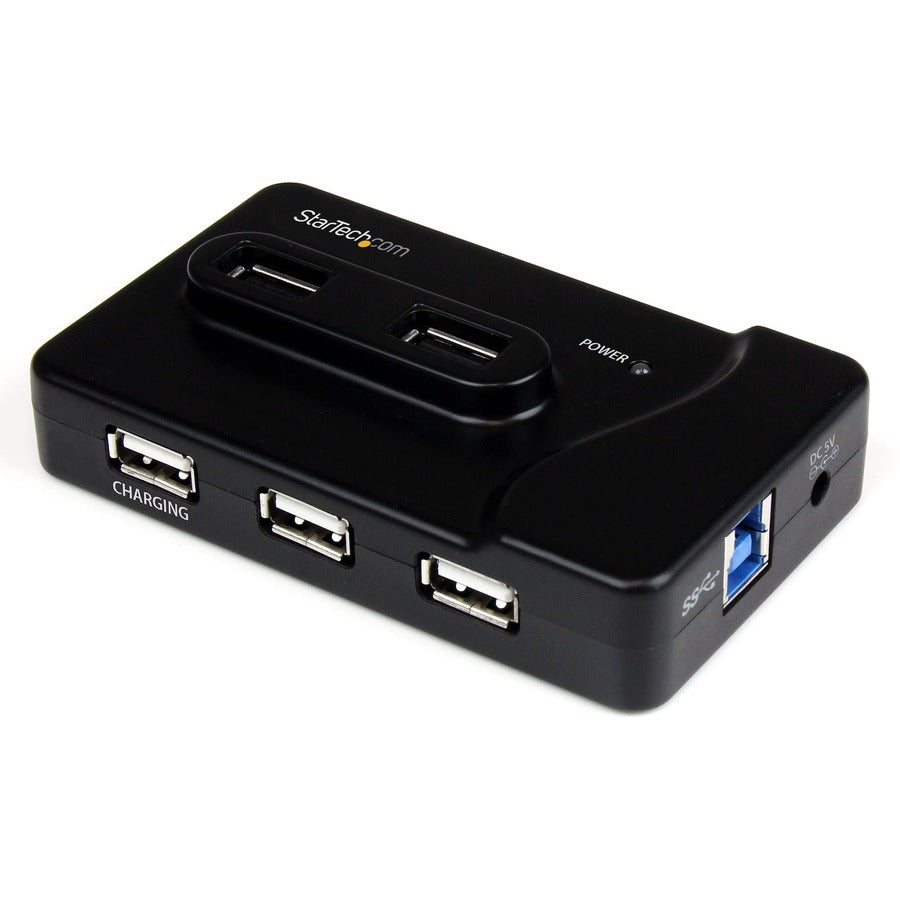 StarTech.com 6 Port USB 3.0 / USB 2.0 Combo Hub with 2A Charging Port â€" 2x USB 3.0 & 4x USB 2.0 ST7320USBC