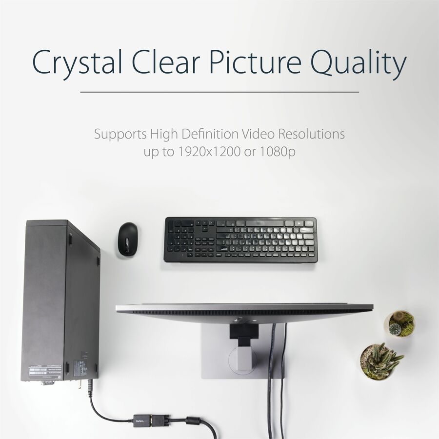 StarTech.com DisplayPort to VGA Video Adapter Converter DP2VGA2