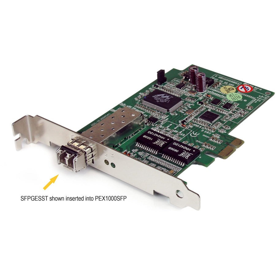 StarTech.com Cisco SFP-GE-S Compatible SFP Module - 1000BASE-SX - 1GE Gigabit Ethernet SFP 1GbE Multimode Fiber MMF Optic Transceiver SFPGESST