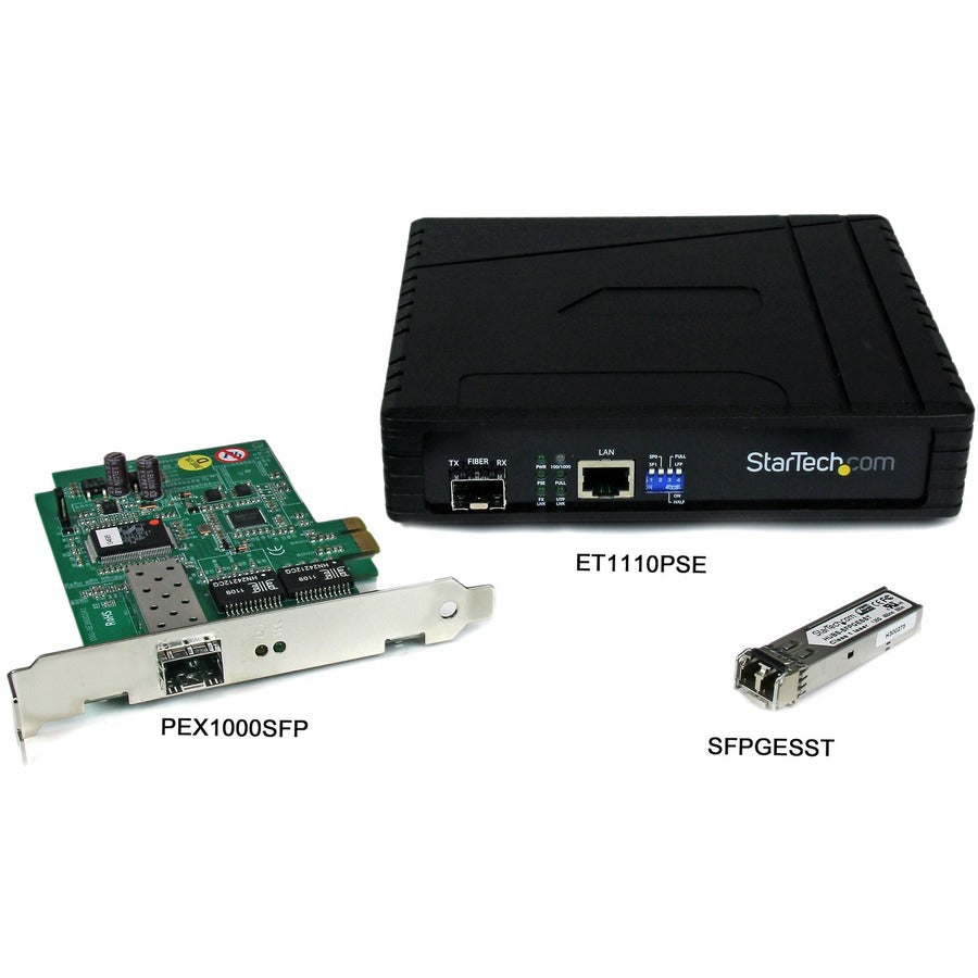 StarTech.com Cisco SFP-GE-S Compatible SFP Module - 1000BASE-SX - 1GE Gigabit Ethernet SFP 1GbE Multimode Fiber MMF Optic Transceiver SFPGESST