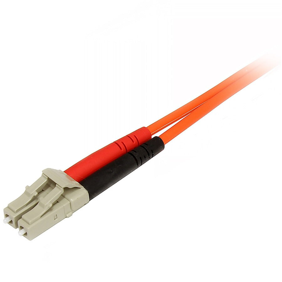 StarTech.com 1m Fiber Optic Cable - Multimode Duplex 50/125 - LSZH - LC/SC - OM2 - LC to SC Fiber Patch Cable 50FIBLCSC1
