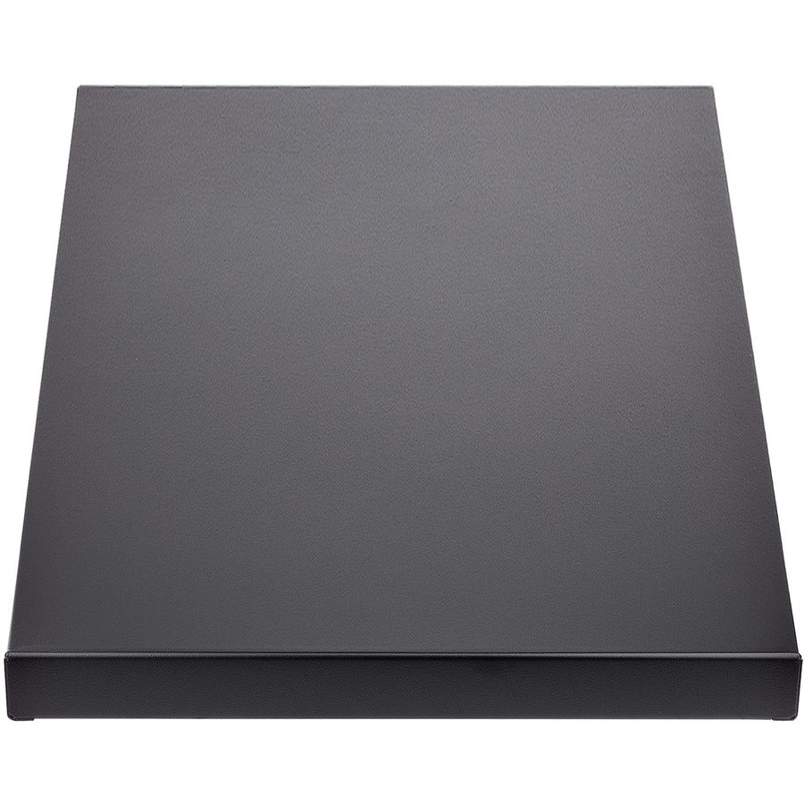 StarTech.com 1U 4-Post 19.5 to 38in Adjustable Mounting Depth Rack Mount Shelf - Heavy Duty Fixed Rack Shelf - 330 lb / 150kg - 27.5in Deep ADJSHELFHD