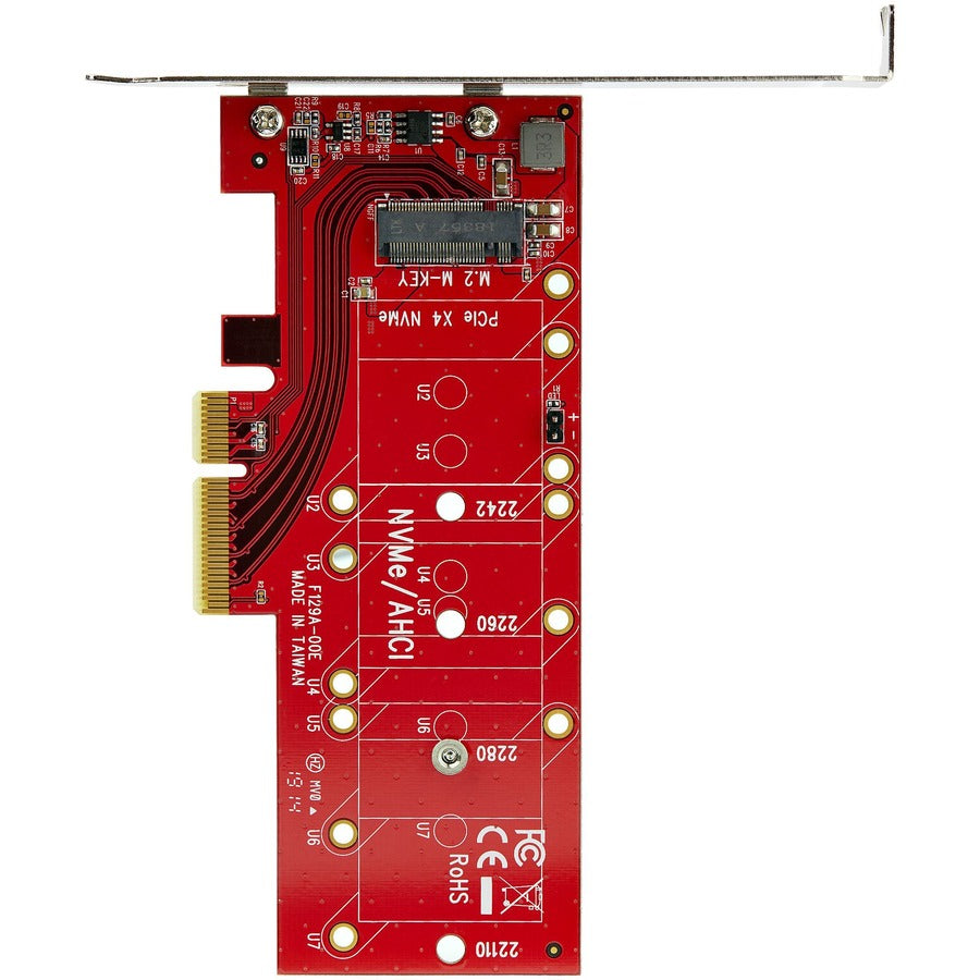 StarTech.com x4 PCI Express to M.2 PCIe SSD Adapter - M.2 NGFF SSD (NVMe or AHCI) Adapter Card PEX4M2E1