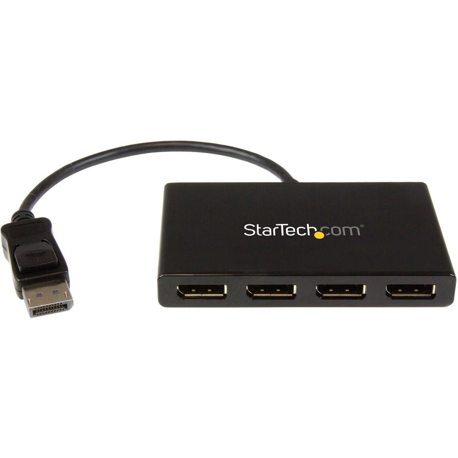 StarTech.com 4-Port DisplayPort 1.2 Splitter, DisplayPort to 4x DP Multi-Monitor Adapter, Quad 1080p 60Hz Computer MST Hub, Windows Only MSTDP124DP