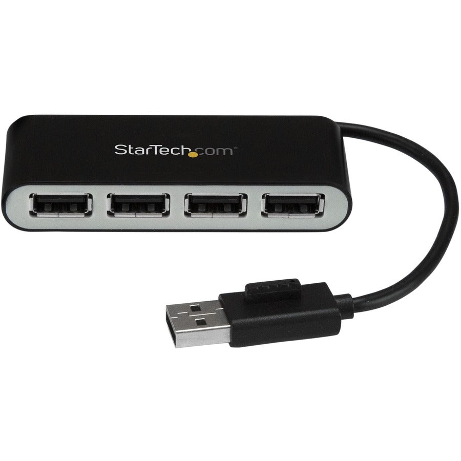 StarTech.com 4 Port USB Hub â€" 4 x USB 2.0 port â€" Bus Powered â€" USB Adapter â€" USB Splitter â€" Multi Port USB Hub â€" USB 2.0 Hub ST4200MINI2