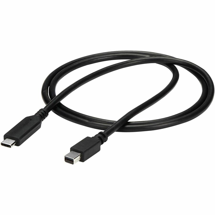 StarTech.com 1 m / 3.3 ft. USB-C to Mini DisplayPort Cable - 4K 60Hz - Black - USB 3.1 Type-C to Mini DP Adapter Cable - mDP Cable CDP2MDPMM1MB