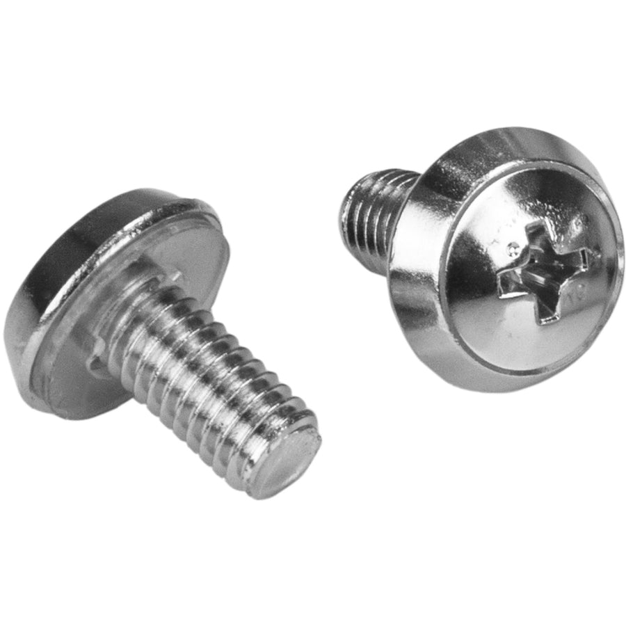 StarTech.com Rack Screws - 20 Pack - Installation Tool - 12 mm M6 Screws - M6 Nuts - Cabinet Mounting Screws and Cage Nuts CABSCRWM620