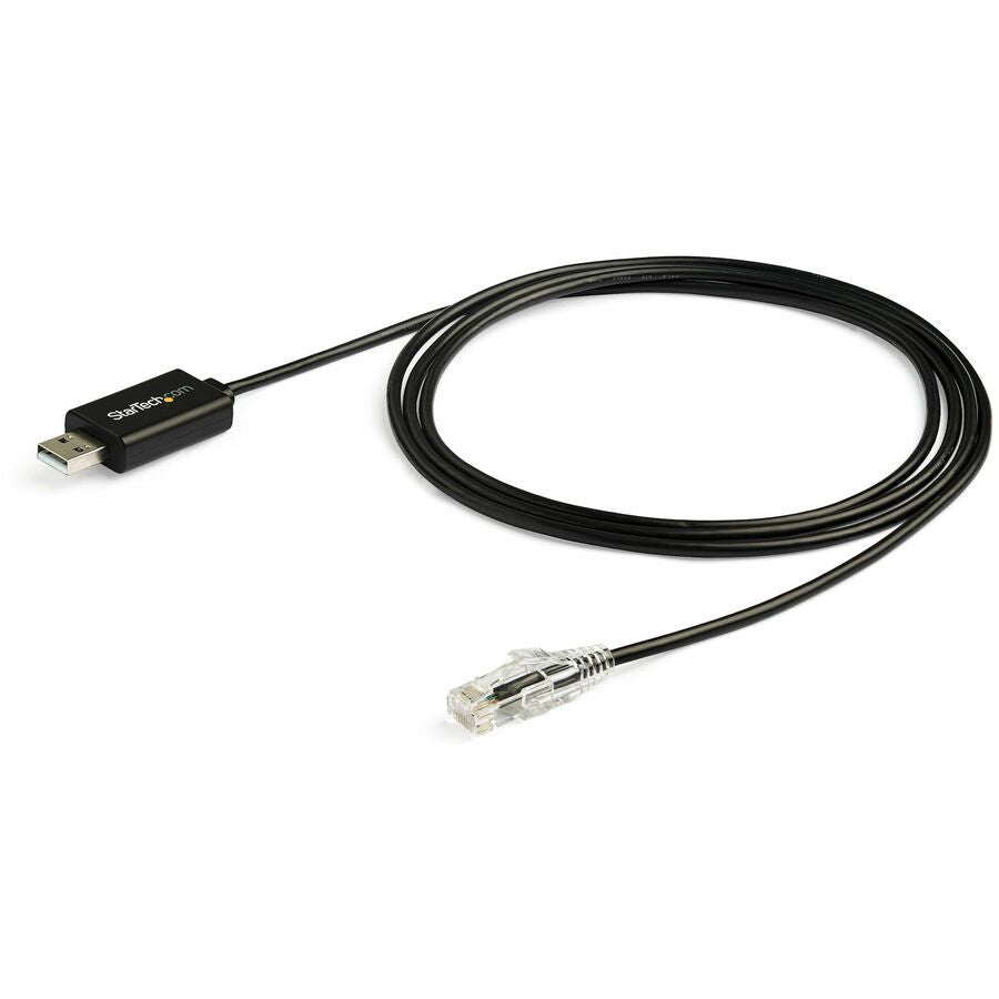 StarTech.com 6 ft / 1.8 m Cisco USB Console Cable - USB to RJ45 Rollover Cable - Transfer rates up to 460Kbps - M/M - Windows®, Mac and Linux® Compatible ICUSBROLLOVR