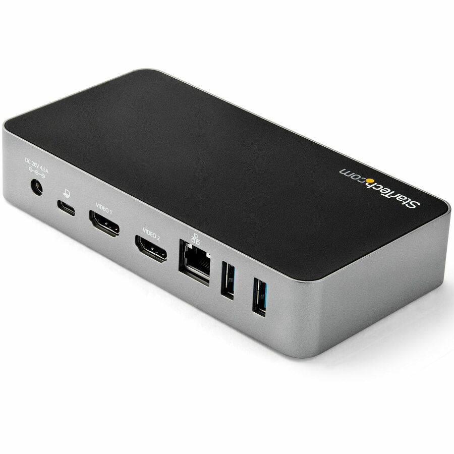 StarTech.com USB-C Dock - Dual Monitor 1080p HDMI Laptop Docking Station - 60W Power Delivery - 1x USB-C, 3x USB-A, GbE - Mac & Windows DK30CHHPD