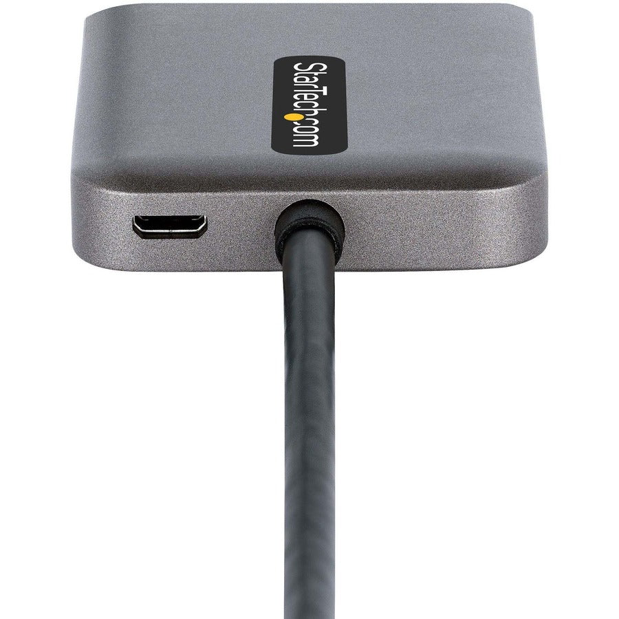 StarTech.com DP to Dual HDMI MST HUB, Dual HDMI 4K 60Hz, 2 Port DisplayPort Multi Monitor Adapter with 1ft/30cm Cable, DP 1.4 | DSC | HBR3 MST14DP122HD