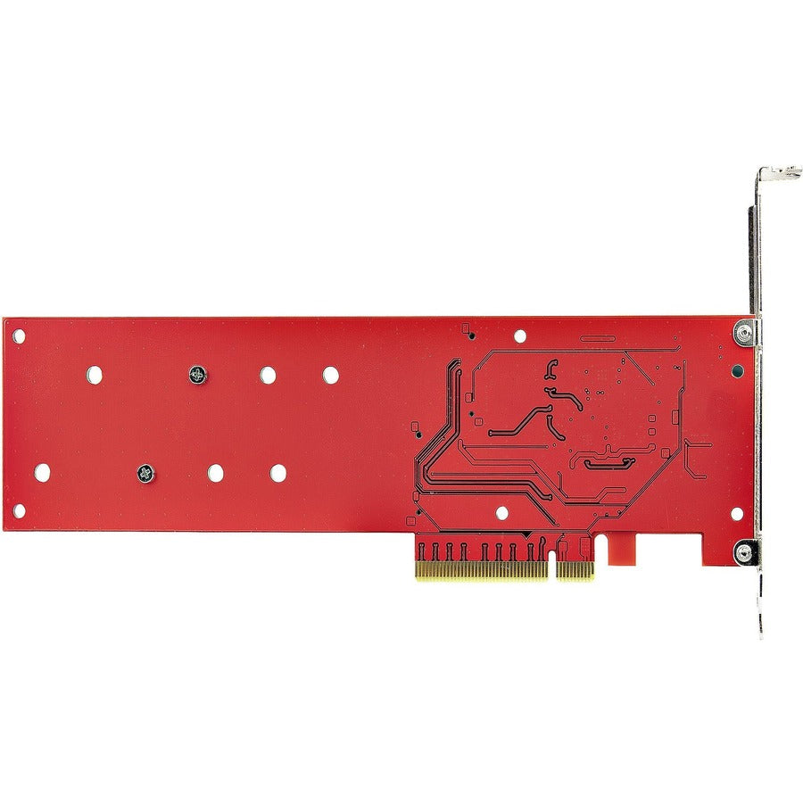 StarTech.com Dual M.2 PCIe SSD Adapter Card, x8 / x16 Dual NVMe or AHCI M.2 SSD to PCI Express 4.0, Up to 7.8GBps/Drive, For 2242/2260/2280/22110mm PCIe M-Key M2 SSDs, Bifurcation Required - PC/Linux Compatible DUAL-M2-PCIE-CARD-B