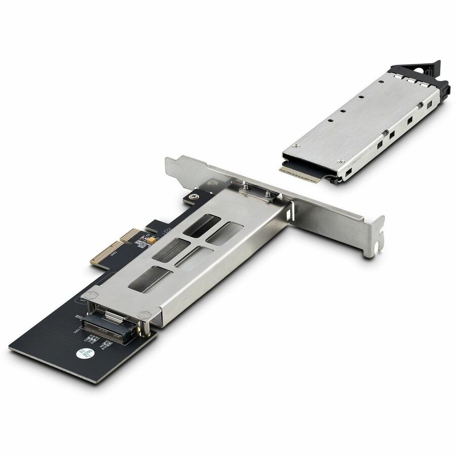 StarTech.com M.2 NVMe SSD to PCIe x4 Removable Mobile Rack for PCI Express Expansion Slot, Tool-less Installation, PCIe Hot-Swap Drive Bay M2-REMOVABLE-PCIE-N1