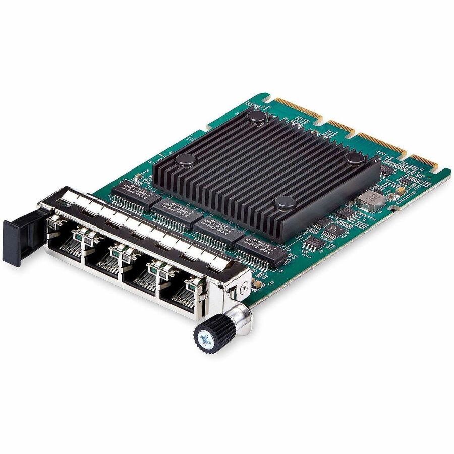 StarTech.com 4-Port RJ45 Gigabit OCP 3.0 Server Network Card w/Intel® I350, SFF 4C+/PCIe 3.0/PXE/VLAN/9K Jumbo, Multi-Speed Ethernet NIC OR41GI-NETWORK-CARD