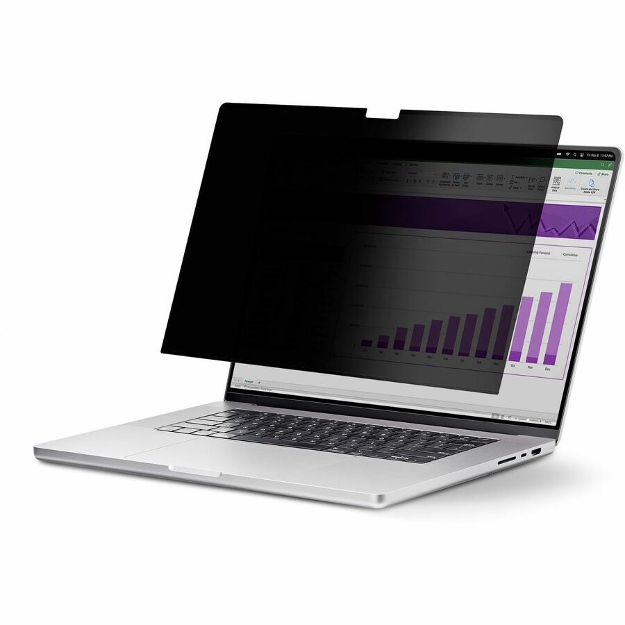 StarTech.com 15in MacBook Air 2023 Laptop Privacy Screen, Removable / Reversible Anti-Glare Blue Light Filter, Magnetic 15MAM-PRIVACY-SCREEN