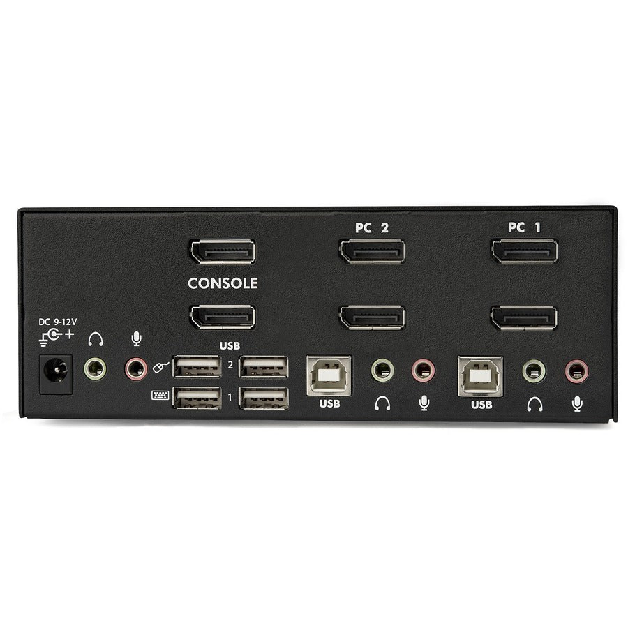 StarTech.com 2 Port Dual DisplayPort USB KVM Switch with Audio SV231DPDDUA
