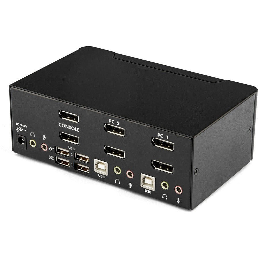 StarTech.com 2 Port Dual DisplayPort USB KVM Switch with Audio SV231DPDDUA