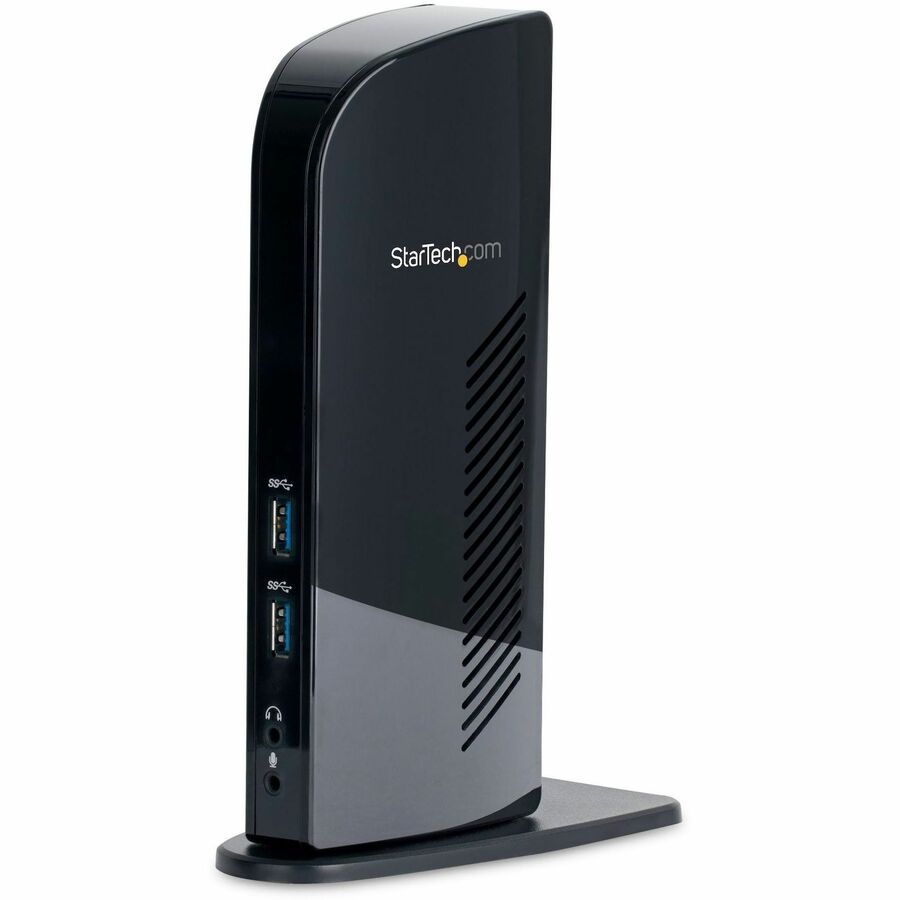 StarTech.com USB 3.0 Docking Station - Compatible with Windows / macOS - Supports Dual Displays - HDMI and DVI - DVI to VGA Adapter Included - USB3SDOCKHD USB3SDOCKHD