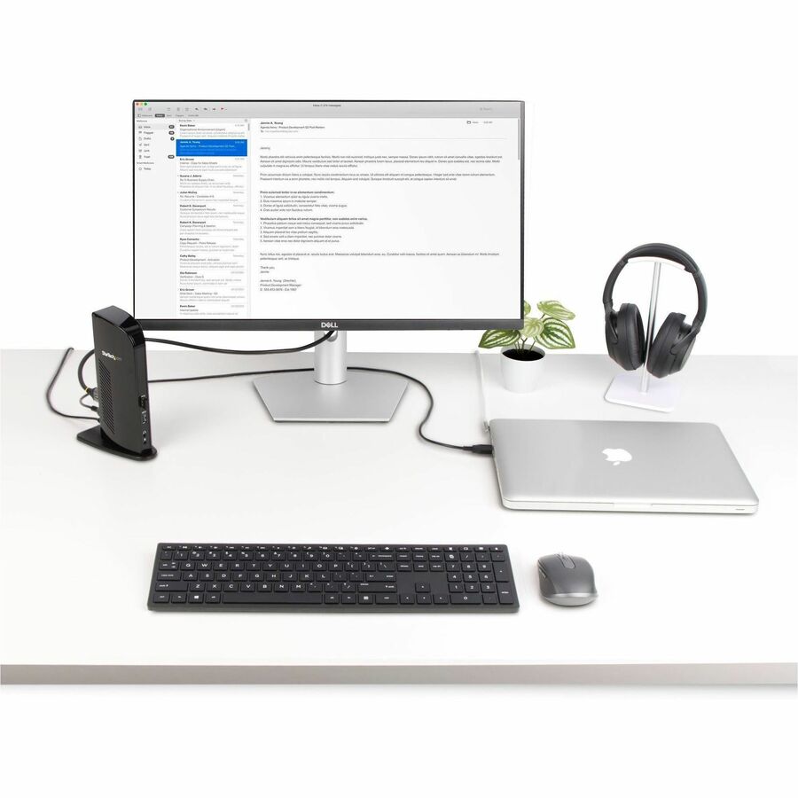StarTech.com USB 3.0 Docking Station - Compatible with Windows / macOS - Supports Dual Displays - HDMI and DVI - DVI to VGA Adapter Included - USB3SDOCKHD USB3SDOCKHD