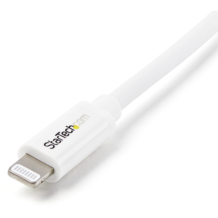StarTech.com 1m (3ft) White Apple�® 8-pin Lightning Connector to USB Cable for iPhone / iPod / iPad USBLT1MW
