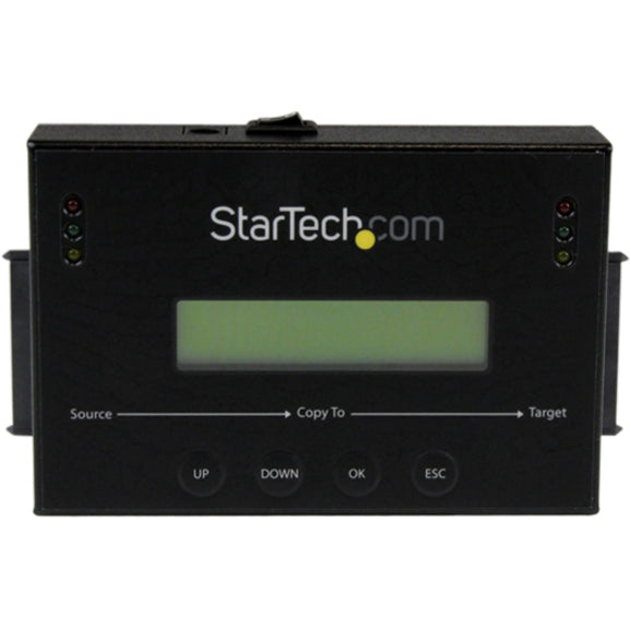 StarTech.com 1:1 Standalone Hard Drive Duplicator & Eraser, SATA HDD / SSD Disk Cloner / Copier / Wiper / Sanitizer, TAA Compliant SATDUP11