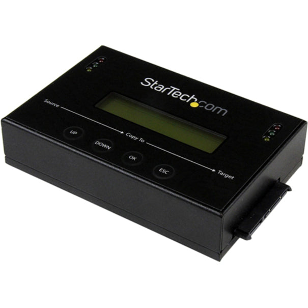 StarTech.com 1:1 Standalone Hard Drive Duplicator & Eraser, SATA HDD / SSD Disk Cloner / Copier / Wiper / Sanitizer, TAA Compliant SATDUP11