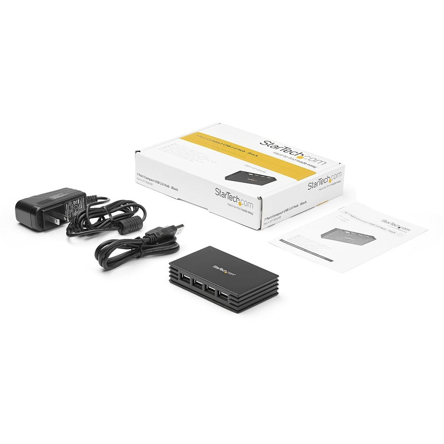 StarTech.com 7 Port USB 2.0 Hub - Hub - 7 ports - Hi-Speed USB ST7202USB