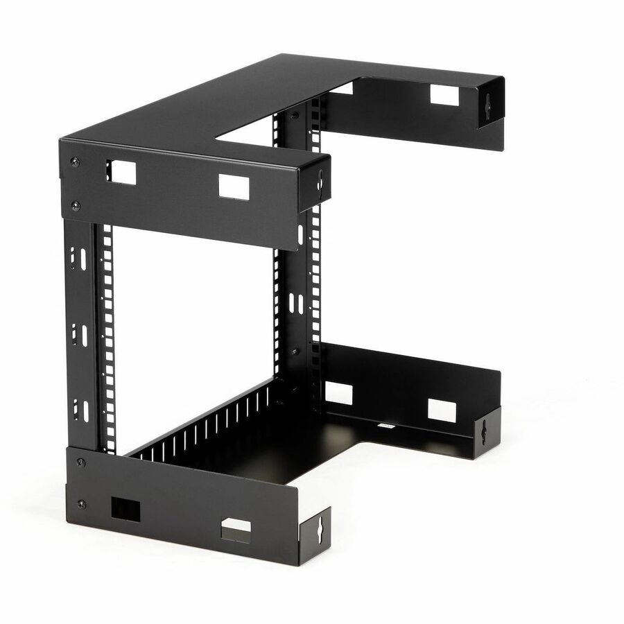 StarTech.com 2-Post 8U Heavy-Duty Wall-Mount Network Rack, 19" Open Frame Server Rack for Computer Equipment, Wall Mount Data Rack~ RK812WALLO
