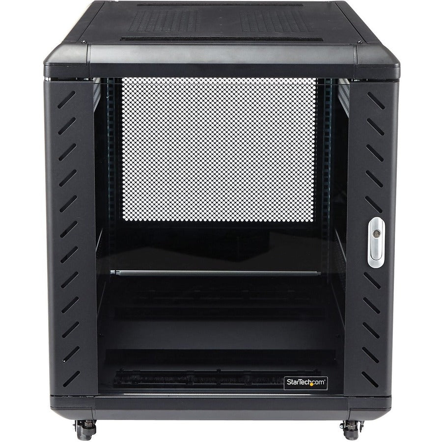 StarTech.com 12U 36in Knock-Down Server Rack Cabinet with Casters RK1236BKF