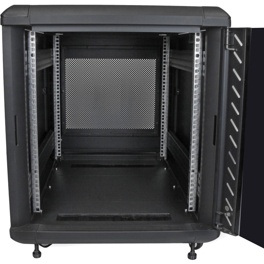 StarTech.com 12U 36in Knock-Down Server Rack Cabinet with Casters RK1236BKF
