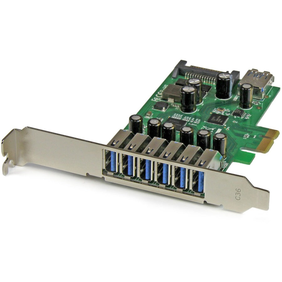 StarTech.com 7 Port PCI Express USB 3.0 Card - 5Gbps - Standard and Low-Profile Design PEXUSB3S7