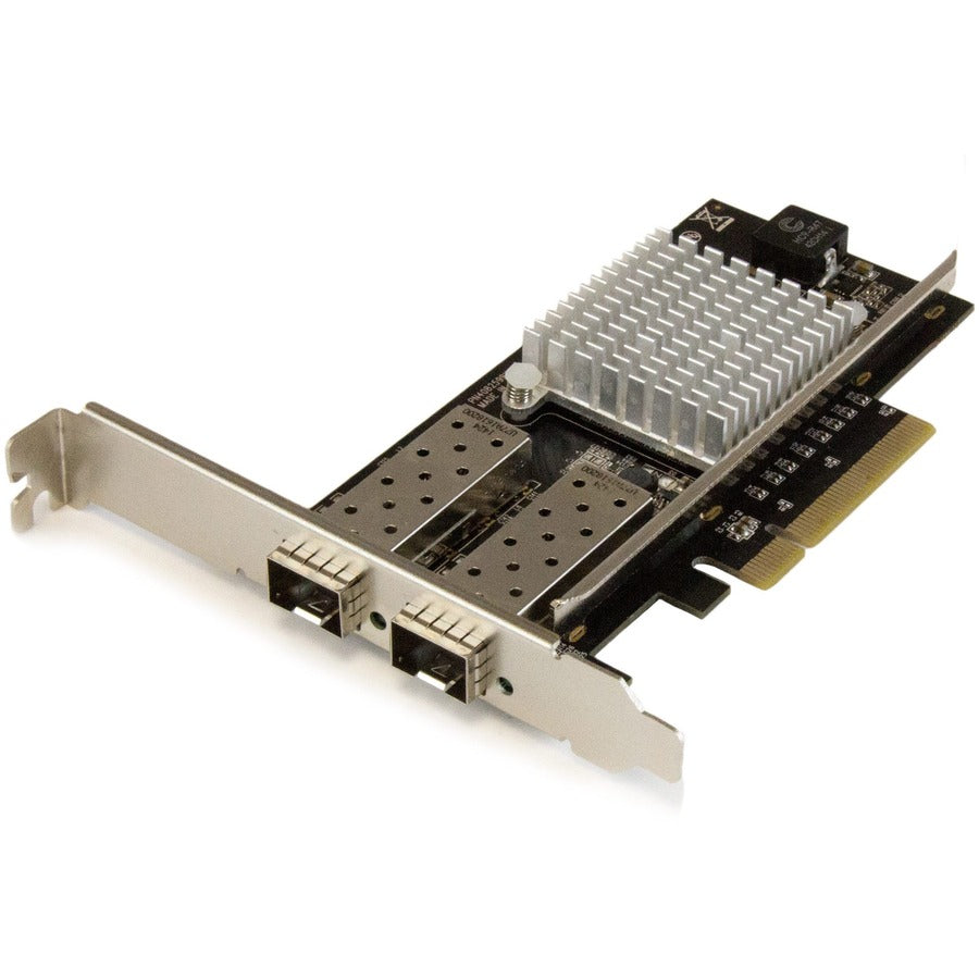StarTech.com 10G Network Card - 2x 10G Open SFP+ Multimode LC Fiber Connector - Intel 82599 Chip - Gigabit Ethernet Card PEX20000SFPI