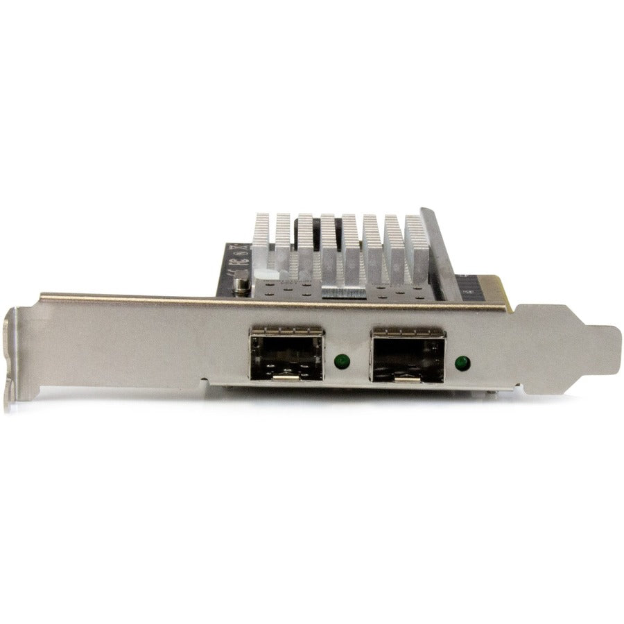 StarTech.com 10G Network Card - 2x 10G Open SFP+ Multimode LC Fiber Connector - Intel 82599 Chip - Gigabit Ethernet Card PEX20000SFPI