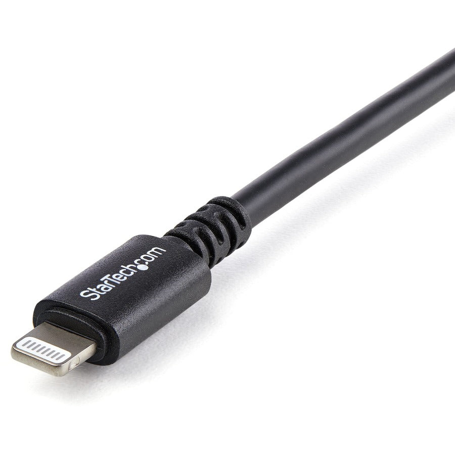 StarTech.com 3m (10ft) Long Black Apple�® 8-pin Lightning Connector to USB Cable for iPhone / iPod / iPad USBLT3MB
