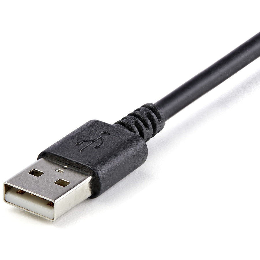 StarTech.com 3m (10ft) Long Black Apple�® 8-pin Lightning Connector to USB Cable for iPhone / iPod / iPad USBLT3MB