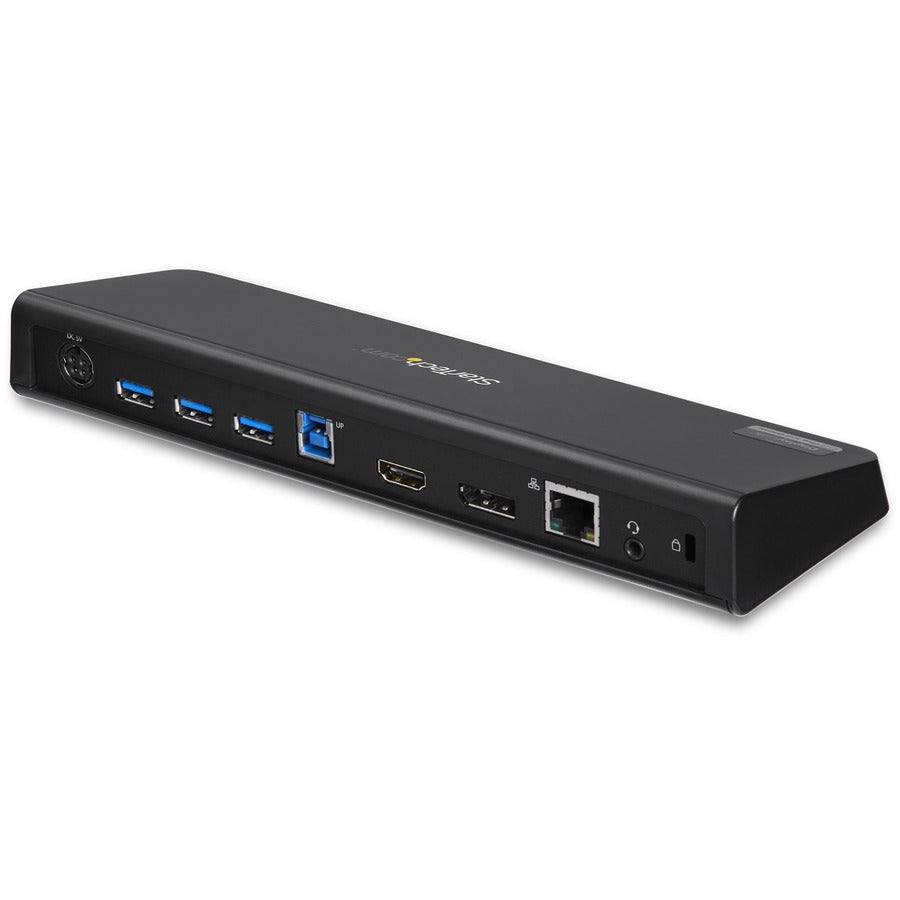 StarTech.com USB 3.0 Docking Station - Windows / macOS Compatible - Supports Dual Displays, HDMI / DisplayPort or 4K Ultra HD on a Single Monitor - USB3DOCKHDPC USB3DOCKHDPC