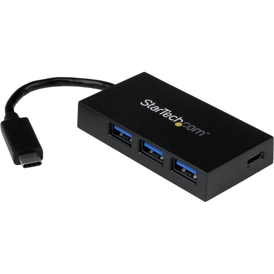 StarTech.com USB C Hub â€" 4 Port USB-C to USB-A (3x) and USB-C (1x) â€" Bus Powered USB Hub â€" USB Type C Hub â€" Port Expander HB30C3A1CFB