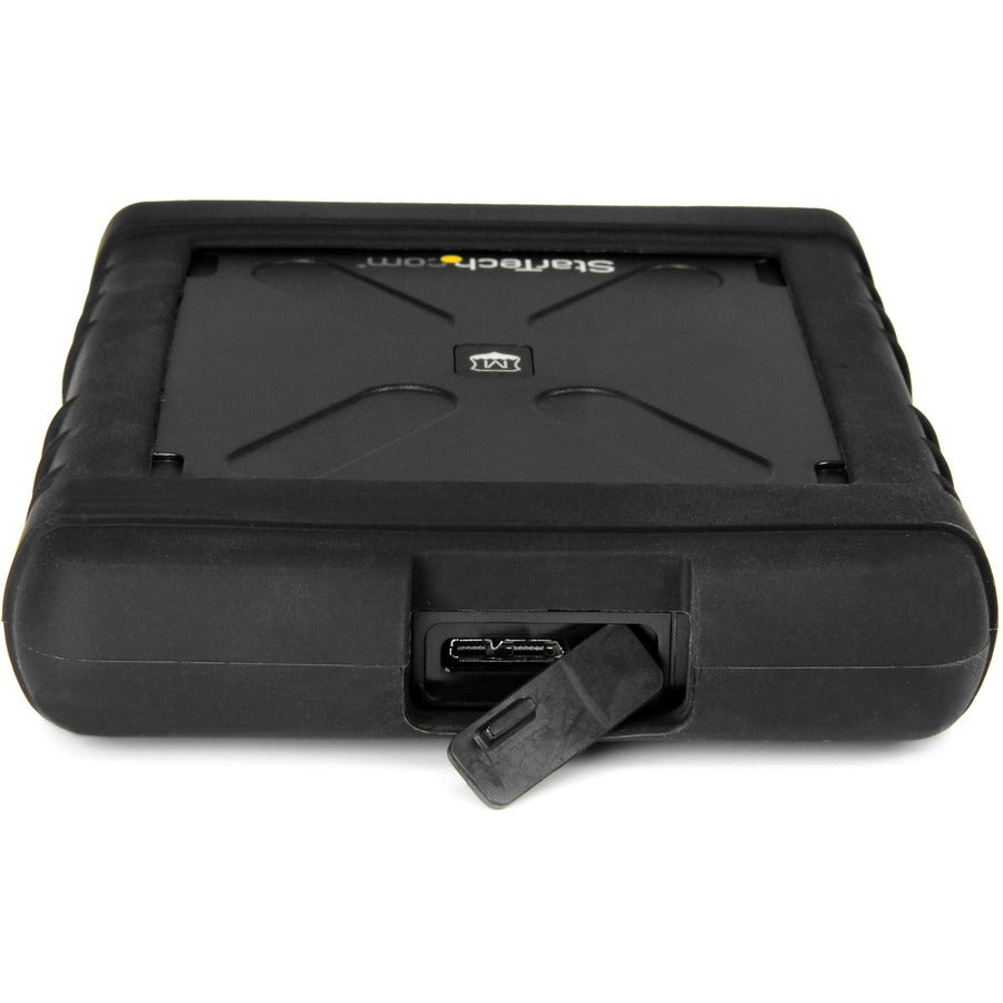 StarTech.com 2.5" USB 3.0 Hard Drive Enclosure â€" Rugged â€" Supports UASP â€" Tool-Less â€" IP54 â€" SSD USB External HDD Enclsoure S251BRU33