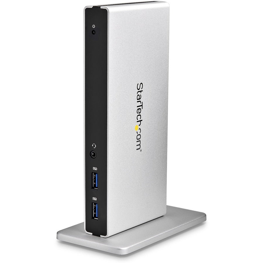 StarTech.com USB 3.0 Docking Station - Compatible with Windows / macOS - Dual DVI Docking Station Supports Dual Monitors - DVI to HDMI and DVI to VGA Adapters Included - USB3SDOCKDD USB3SDOCKDD