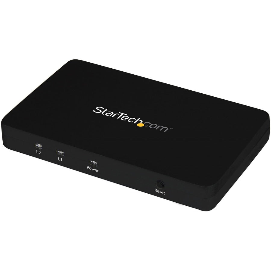 StarTech.com HDMI Splitter 1 In 2 Out - 4k 30Hz - 2 Port - Aluminum - HDMI Multi Port - HDMI Audio Splitter ST122HD4K