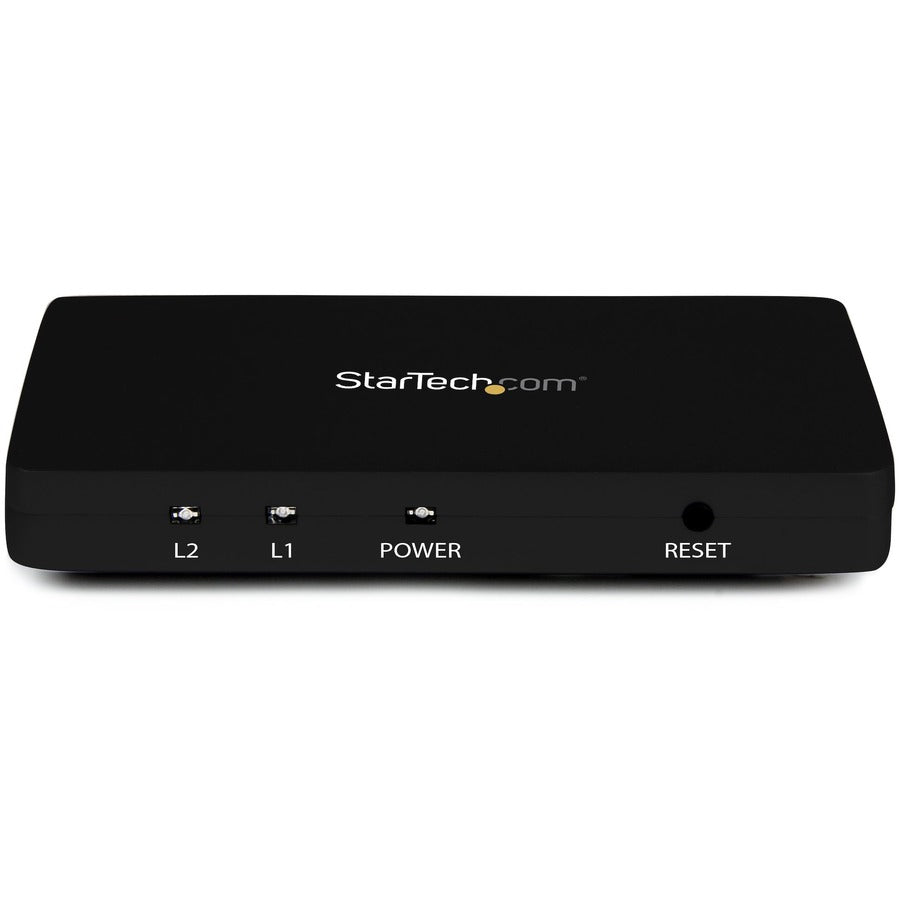 StarTech.com HDMI Splitter 1 In 2 Out - 4k 30Hz - 2 Port - Aluminum - HDMI Multi Port - HDMI Audio Splitter ST122HD4K