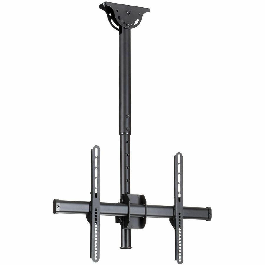 StarTech.com TV Ceiling Mount, Full-Motion Hanging Single Screen Vesa Mount for 32"-75" TVs / Displays - Height Adjustable Telescopic Pole FPCEILPTBSP