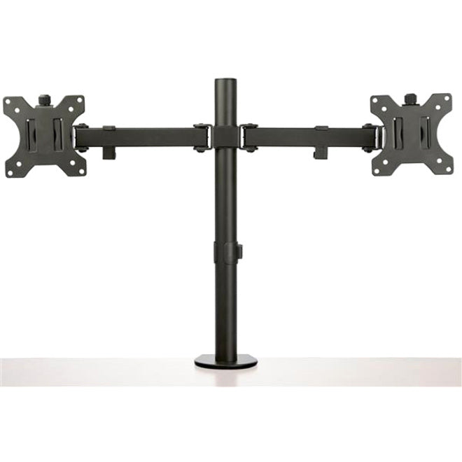 StarTech.com Desk Mount Dual Monitor Arm - Ergonomic VESA Compatible Mount for up to 32 inch Display - Desk Clamp / Grommet - Articulating ARMDUAL2