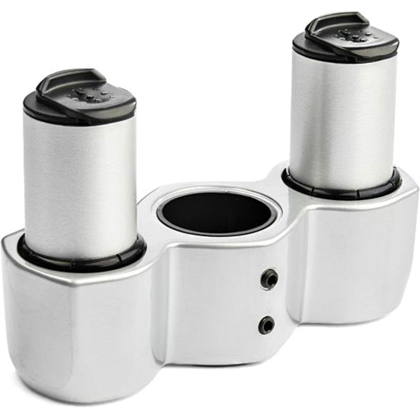 Desk Mount Quad Monitor Arm - 4 VESA Displays up to 30" -Premium Ergonomic Articulating Adjustable Pole Mount - Clamp/Gromme ARMQUADPS